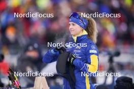10.01.2024, Ruhpolding, Germany (GER): Mona Brorsson (SWE) - IBU World Cup Biathlon, relay women, Ruhpolding (GER). www.nordicfocus.com. © Thibaut/NordicFocus. Every downloaded picture is fee-liable.