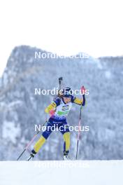 10.01.2024, Ruhpolding, Germany (GER): Linn Persson (SWE) - IBU World Cup Biathlon, relay women, Ruhpolding (GER). www.nordicfocus.com. © Manzoni/NordicFocus. Every downloaded picture is fee-liable.
