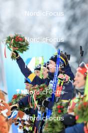 10.01.2024, Ruhpolding, Germany (GER): Mona Brorsson (SWE) - IBU World Cup Biathlon, relay women, Ruhpolding (GER). www.nordicfocus.com. © Manzoni/NordicFocus. Every downloaded picture is fee-liable.