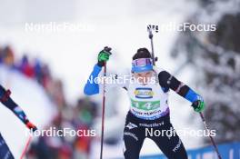 10.01.2024, Ruhpolding, Germany (GER): Tuuli Tomingas (EST) - IBU World Cup Biathlon, relay women, Ruhpolding (GER). www.nordicfocus.com. © Thibaut/NordicFocus. Every downloaded picture is fee-liable.