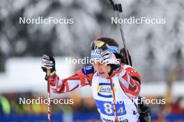 10.01.2024, Ruhpolding, Germany (GER): Dunja Zdouc (AUT) - IBU World Cup Biathlon, relay women, Ruhpolding (GER). www.nordicfocus.com. © Manzoni/NordicFocus. Every downloaded picture is fee-liable.