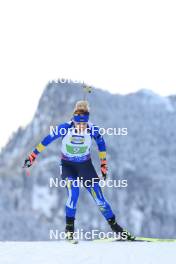 10.01.2024, Ruhpolding, Germany (GER): Yuliia Dzhima (UKR) - IBU World Cup Biathlon, relay women, Ruhpolding (GER). www.nordicfocus.com. © Manzoni/NordicFocus. Every downloaded picture is fee-liable.