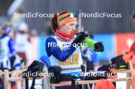 10.01.2024, Ruhpolding, Germany (GER): Ziva Klemencic (SLO) - IBU World Cup Biathlon, relay women, Ruhpolding (GER). www.nordicfocus.com. © Manzoni/NordicFocus. Every downloaded picture is fee-liable.
