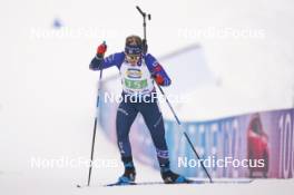 10.01.2024, Ruhpolding, Germany (GER): Kelsey Joan Dickinson (USA) - IBU World Cup Biathlon, relay women, Ruhpolding (GER). www.nordicfocus.com. © Thibaut/NordicFocus. Every downloaded picture is fee-liable.