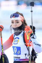 10.01.2024, Ruhpolding, Germany (GER): Emily Dickson (CAN) - IBU World Cup Biathlon, relay women, Ruhpolding (GER). www.nordicfocus.com. © Manzoni/NordicFocus. Every downloaded picture is fee-liable.