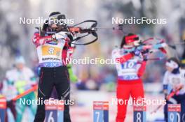 10.01.2024, Ruhpolding, Germany (GER): Anna Juppe (AUT) - IBU World Cup Biathlon, relay women, Ruhpolding (GER). www.nordicfocus.com. © Thibaut/NordicFocus. Every downloaded picture is fee-liable.