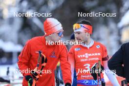 13.01.2024, Ruhpolding, Germany (GER): Logan Pletz (CAN) - IBU World Cup Biathlon, sprint men, Ruhpolding (GER). www.nordicfocus.com. © Manzoni/NordicFocus. Every downloaded picture is fee-liable.