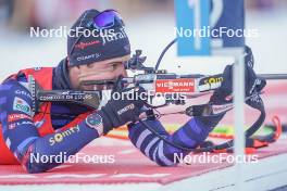13.01.2024, Ruhpolding, Germany (GER): Quentin Fillon Maillet (FRA) - IBU World Cup Biathlon, sprint men, Ruhpolding (GER). www.nordicfocus.com. © Thibaut/NordicFocus. Every downloaded picture is fee-liable.