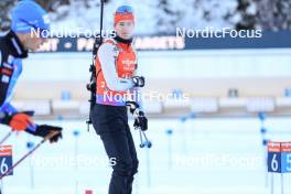 13.01.2024, Ruhpolding, Germany (GER): Niklas Hartweg (SUI) - IBU World Cup Biathlon, sprint men, Ruhpolding (GER). www.nordicfocus.com. © Manzoni/NordicFocus. Every downloaded picture is fee-liable.