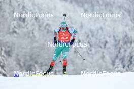 13.01.2024, Ruhpolding, Germany (GER): Anton Sinapov (BUL) - IBU World Cup Biathlon, sprint men, Ruhpolding (GER). www.nordicfocus.com. © Manzoni/NordicFocus. Every downloaded picture is fee-liable.