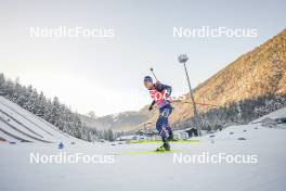 13.01.2024, Ruhpolding, Germany (GER): Oscar Lombardot (FRA) - IBU World Cup Biathlon, sprint men, Ruhpolding (GER). www.nordicfocus.com. © Thibaut/NordicFocus. Every downloaded picture is fee-liable.