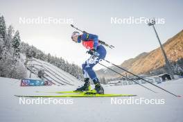 13.01.2024, Ruhpolding, Germany (GER): Olli Hiidensalo (FIN) - IBU World Cup Biathlon, sprint men, Ruhpolding (GER). www.nordicfocus.com. © Thibaut/NordicFocus. Every downloaded picture is fee-liable.