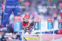 13.01.2024, Ruhpolding, Germany (GER): Joscha Burkhalter (SUI) - IBU World Cup Biathlon, sprint men, Ruhpolding (GER). www.nordicfocus.com. © Thibaut/NordicFocus. Every downloaded picture is fee-liable.