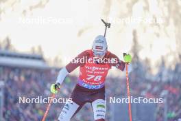 13.01.2024, Ruhpolding, Germany (GER): Edgars Mise (LAT) - IBU World Cup Biathlon, sprint men, Ruhpolding (GER). www.nordicfocus.com. © Thibaut/NordicFocus. Every downloaded picture is fee-liable.