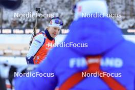 13.01.2024, Ruhpolding, Germany (GER): Otto Invenius (FIN) - IBU World Cup Biathlon, sprint men, Ruhpolding (GER). www.nordicfocus.com. © Manzoni/NordicFocus. Every downloaded picture is fee-liable.