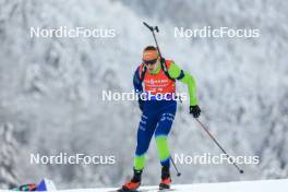 13.01.2024, Ruhpolding, Germany (GER): Anton Vidmar (SLO) - IBU World Cup Biathlon, sprint men, Ruhpolding (GER). www.nordicfocus.com. © Manzoni/NordicFocus. Every downloaded picture is fee-liable.