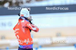 13.01.2024, Ruhpolding, Germany (GER): Felix Leitner (AUT) - IBU World Cup Biathlon, sprint men, Ruhpolding (GER). www.nordicfocus.com. © Manzoni/NordicFocus. Every downloaded picture is fee-liable.