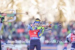 13.01.2024, Ruhpolding, Germany (GER): Taras Lesiuk (UKR) - IBU World Cup Biathlon, sprint men, Ruhpolding (GER). www.nordicfocus.com. © Thibaut/NordicFocus. Every downloaded picture is fee-liable.