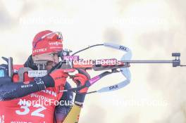 13.01.2024, Ruhpolding, Germany (GER): Philipp Nawrath (GER) - IBU World Cup Biathlon, sprint men, Ruhpolding (GER). www.nordicfocus.com. © Thibaut/NordicFocus. Every downloaded picture is fee-liable.