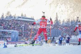 13.01.2024, Ruhpolding, Germany (GER): Jan Gunka (POL) - IBU World Cup Biathlon, sprint men, Ruhpolding (GER). www.nordicfocus.com. © Thibaut/NordicFocus. Every downloaded picture is fee-liable.