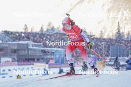 13.01.2024, Ruhpolding, Germany (GER): Logan Pletz (CAN) - IBU World Cup Biathlon, sprint men, Ruhpolding (GER). www.nordicfocus.com. © Thibaut/NordicFocus. Every downloaded picture is fee-liable.
