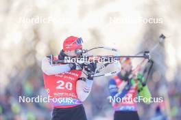 13.01.2024, Ruhpolding, Germany (GER): Niklas Hartweg (SUI) - IBU World Cup Biathlon, sprint men, Ruhpolding (GER). www.nordicfocus.com. © Thibaut/NordicFocus. Every downloaded picture is fee-liable.
