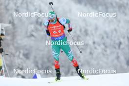 13.01.2024, Ruhpolding, Germany (GER): Anton Sinapov (BUL) - IBU World Cup Biathlon, sprint men, Ruhpolding (GER). www.nordicfocus.com. © Manzoni/NordicFocus. Every downloaded picture is fee-liable.