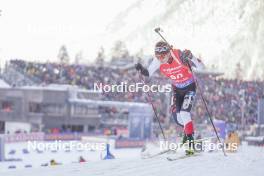 13.01.2024, Ruhpolding, Germany (GER): Masaharu Yamamoto (JPN) - IBU World Cup Biathlon, sprint men, Ruhpolding (GER). www.nordicfocus.com. © Thibaut/NordicFocus. Every downloaded picture is fee-liable.