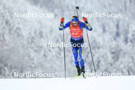 13.01.2024, Ruhpolding, Germany (GER): Artem Tyshchenko (UKR) - IBU World Cup Biathlon, sprint men, Ruhpolding (GER). www.nordicfocus.com. © Manzoni/NordicFocus. Every downloaded picture is fee-liable.