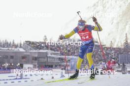 13.01.2024, Ruhpolding, Germany (GER): Emil Nykvist (SWE) - IBU World Cup Biathlon, sprint men, Ruhpolding (GER). www.nordicfocus.com. © Thibaut/NordicFocus. Every downloaded picture is fee-liable.