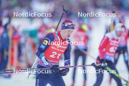 13.01.2024, Ruhpolding, Germany (GER): Tarjei Boe (NOR) - IBU World Cup Biathlon, sprint men, Ruhpolding (GER). www.nordicfocus.com. © Thibaut/NordicFocus. Every downloaded picture is fee-liable.