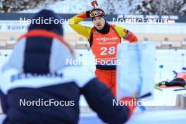 13.01.2024, Ruhpolding, Germany (GER): Florent Claude (BEL) - IBU World Cup Biathlon, sprint men, Ruhpolding (GER). www.nordicfocus.com. © Manzoni/NordicFocus. Every downloaded picture is fee-liable.