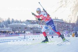 13.01.2024, Ruhpolding, Germany (GER): Vitezslav Hornig (CZE) - IBU World Cup Biathlon, sprint men, Ruhpolding (GER). www.nordicfocus.com. © Thibaut/NordicFocus. Every downloaded picture is fee-liable.