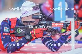 13.01.2024, Ruhpolding, Germany (GER): Valentin Lejeune (FRA) - IBU World Cup Biathlon, sprint men, Ruhpolding (GER). www.nordicfocus.com. © Thibaut/NordicFocus. Every downloaded picture is fee-liable.