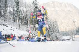 12.01.2024, Ruhpolding, Germany (GER): Elvira Oeberg (SWE) - IBU World Cup Biathlon, sprint women, Ruhpolding (GER). www.nordicfocus.com. © Thibaut/NordicFocus. Every downloaded picture is fee-liable.