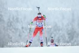 12.01.2024, Ruhpolding, Germany (GER): Emma Lunder (CAN) - IBU World Cup Biathlon, sprint women, Ruhpolding (GER). www.nordicfocus.com. © Manzoni/NordicFocus. Every downloaded picture is fee-liable.