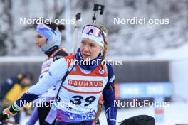 12.01.2024, Ruhpolding, Germany (GER): Suvi Minkkinen (FIN) - IBU World Cup Biathlon, sprint women, Ruhpolding (GER). www.nordicfocus.com. © Manzoni/NordicFocus. Every downloaded picture is fee-liable.