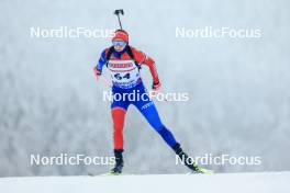 12.01.2024, Ruhpolding, Germany (GER): Maria Remenova (SVK) - IBU World Cup Biathlon, sprint women, Ruhpolding (GER). www.nordicfocus.com. © Manzoni/NordicFocus. Every downloaded picture is fee-liable.
