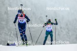 12.01.2024, Ruhpolding, Germany (GER): Hannah Auchentaller (ITA) - IBU World Cup Biathlon, sprint women, Ruhpolding (GER). www.nordicfocus.com. © Manzoni/NordicFocus. Every downloaded picture is fee-liable.