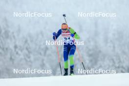 12.01.2024, Ruhpolding, Germany (GER): Anamarija Lampic (SLO) - IBU World Cup Biathlon, sprint women, Ruhpolding (GER). www.nordicfocus.com. © Manzoni/NordicFocus. Every downloaded picture is fee-liable.