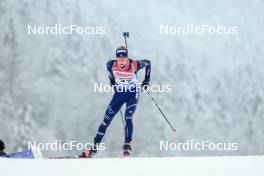 12.01.2024, Ruhpolding, Germany (GER): Michela Carrara (ITA) - IBU World Cup Biathlon, sprint women, Ruhpolding (GER). www.nordicfocus.com. © Manzoni/NordicFocus. Every downloaded picture is fee-liable.