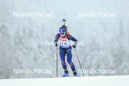 12.01.2024, Ruhpolding, Germany (GER): Jeanne Richard (FRA) - IBU World Cup Biathlon, sprint women, Ruhpolding (GER). www.nordicfocus.com. © Manzoni/NordicFocus. Every downloaded picture is fee-liable.