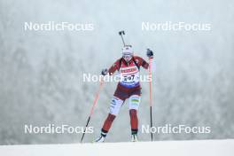 12.01.2024, Ruhpolding, Germany (GER): Annija Sabule (LAT) - IBU World Cup Biathlon, sprint women, Ruhpolding (GER). www.nordicfocus.com. © Manzoni/NordicFocus. Every downloaded picture is fee-liable.