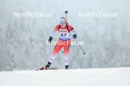 12.01.2024, Ruhpolding, Germany (GER): Benita Peiffer (CAN) - IBU World Cup Biathlon, sprint women, Ruhpolding (GER). www.nordicfocus.com. © Manzoni/NordicFocus. Every downloaded picture is fee-liable.