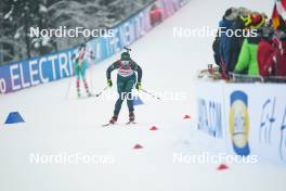 12.01.2024, Ruhpolding, Germany (GER): Sandra Bulina (LAT) - IBU World Cup Biathlon, sprint women, Ruhpolding (GER). www.nordicfocus.com. © Thibaut/NordicFocus. Every downloaded picture is fee-liable.