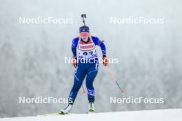 12.01.2024, Ruhpolding, Germany (GER): Chloe Levins (USA) - IBU World Cup Biathlon, sprint women, Ruhpolding (GER). www.nordicfocus.com. © Manzoni/NordicFocus. Every downloaded picture is fee-liable.