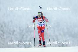 12.01.2024, Ruhpolding, Germany (GER): Tamara Steiner (AUT) - IBU World Cup Biathlon, sprint women, Ruhpolding (GER). www.nordicfocus.com. © Manzoni/NordicFocus. Every downloaded picture is fee-liable.