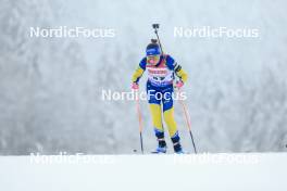 12.01.2024, Ruhpolding, Germany (GER): Sara Andersson (SWE) - IBU World Cup Biathlon, sprint women, Ruhpolding (GER). www.nordicfocus.com. © Manzoni/NordicFocus. Every downloaded picture is fee-liable.
