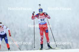 12.01.2024, Ruhpolding, Germany (GER): Lisa Theresa Hauser (AUT) - IBU World Cup Biathlon, sprint women, Ruhpolding (GER). www.nordicfocus.com. © Manzoni/NordicFocus. Every downloaded picture is fee-liable.