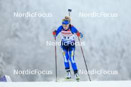 12.01.2024, Ruhpolding, Germany (GER): Liubov Kypiachenkova (UKR) - IBU World Cup Biathlon, sprint women, Ruhpolding (GER). www.nordicfocus.com. © Manzoni/NordicFocus. Every downloaded picture is fee-liable.